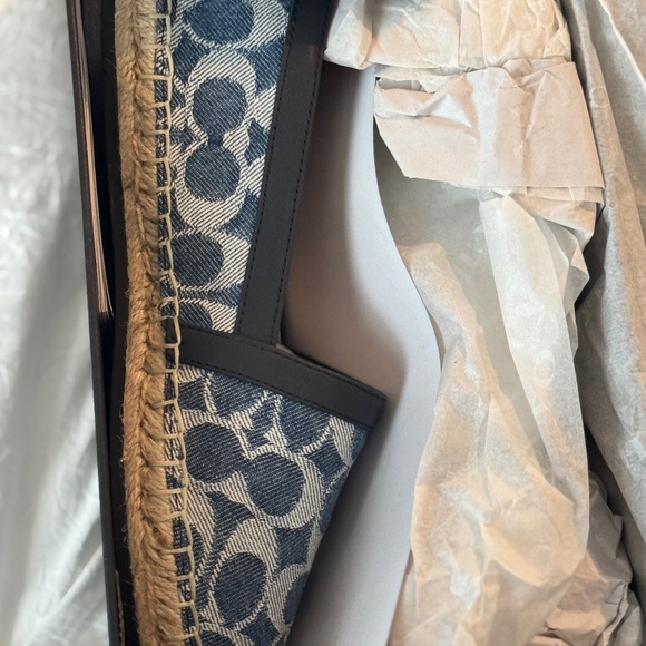 Coach Espadrilles DENIM size 7 - Picture 1 of 2